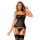 Секси корсет с прашки в черен цвят Serena-Корсети-LadyStyle.bg Секси корсет с прашки в черен цвят Serena-Корсети-LadyStyle.bg