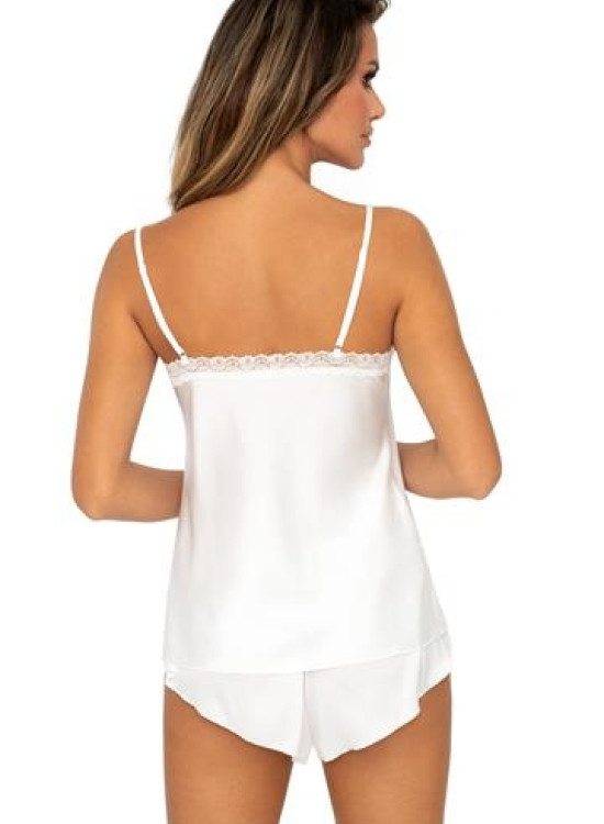 Сатенена дамска пижама в цвят екрю Tiffani 1/2-Пижами-LadyStyle.bg Сатенена дамска пижама в цвят екрю Tiffani 1/2-Пижами-LadyStyle.bg