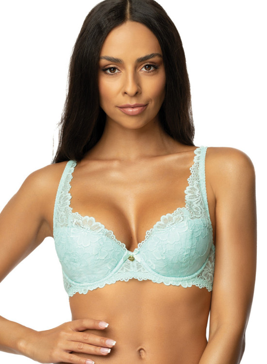 Сутиен с полуподплатени чашки в цвят мента CARMELA M-053/22-Полуподплатени-LadyStyle.bg Сутиен с полуподплатени чашки в цвят мента CARMELA M-053/22-Полуподплатени-LadyStyle.bg