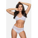Памучни бикини в бял цвят BBL178-Бикини-LadyStyle.bg
