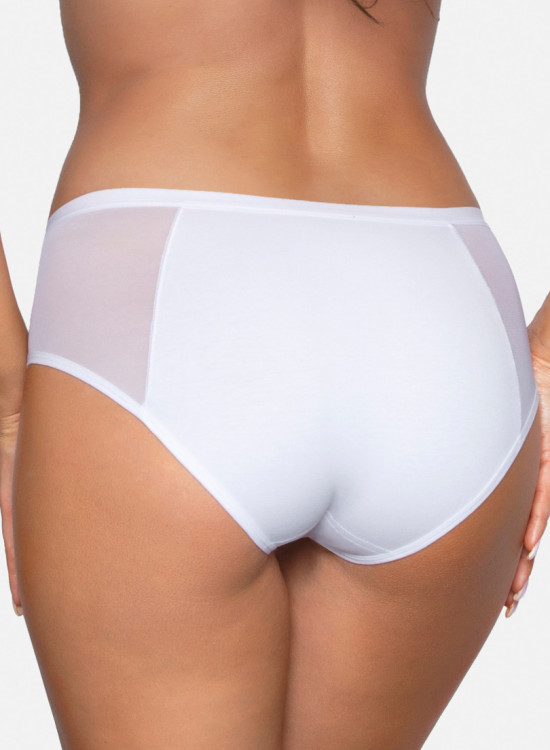 Памучни бикини в бял цвят BBL178-Бикини-LadyStyle.bg