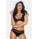 Памучни бикини в черен цвят BBL178-Бикини-LadyStyle.bg