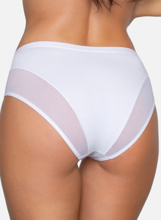 Памучни бикини в бял цвят BBL179-Бикини-LadyStyle.bg