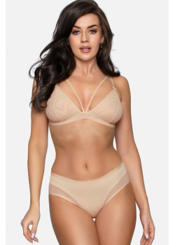 Памучни бикини в бежов цвят BBL179 