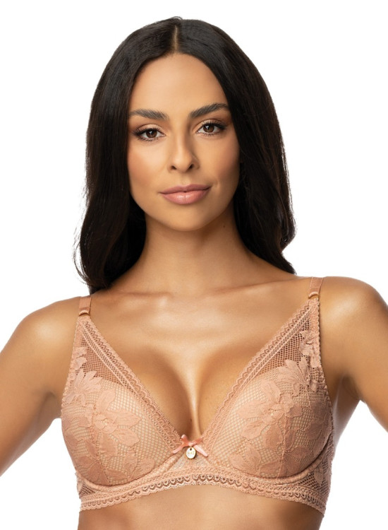 Сутиен с повдигащ ефект в бежов цвят MARGARET M-3606/11/1-Повдигащи-LadyStyle.bg