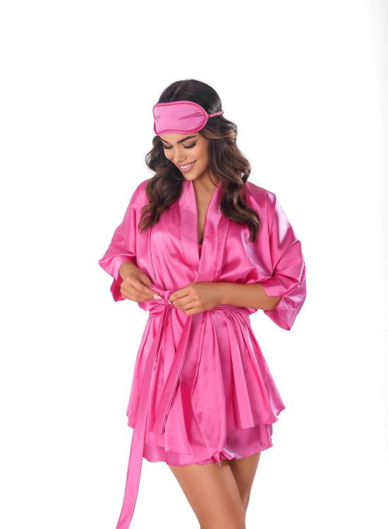 Дамски халат в розов цвят Magenta-Халати-LadyStyle.bg Дамски халат в розов цвят Magenta-Халати-LadyStyle.bg