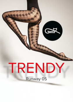 Чорапогащи в черен цвят Runway 05