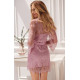 Дантелен розов халат Sheer-Секси Халати-LadyStyle.bg Дантелен розов халат Sheer-Секси Халати-LadyStyle.bg