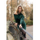 Дамска къса рокля в зелен цвят Milona-Къси рокли-LadyStyle.bg