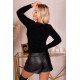 Дамска блуза в черен цвят Sowrila Black-Блузи / Топове-LadyStyle.bg Дамска блуза в черен цвят Sowrila Black-Блузи / Топове-LadyStyle.bg