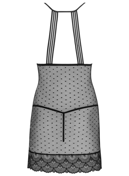 Прозрачна нощница с прашки Comiran-Нощници-LadyStyle.bg Прозрачна нощница с прашки Comiran-Нощници-LadyStyle.bg
