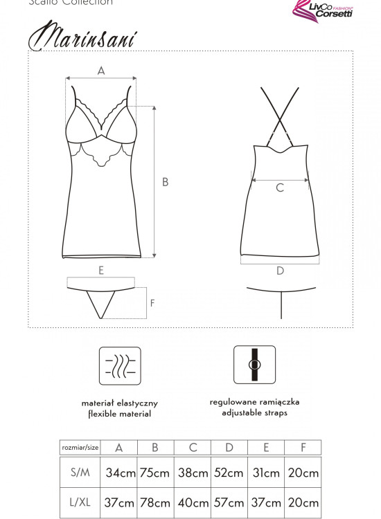 Секси нощница с дантела в розово Marinsani-Нощници-LadyStyle.bg Секси нощница с дантела в розово Marinsani-Нощници-LadyStyle.bg