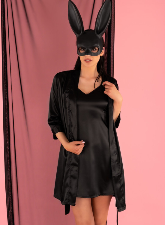 Нежна нощница с тънки презрамки в черно Mirdama-Нощници-LadyStyle.bg Нежна нощница с тънки презрамки в черно Mirdama-Нощници-LadyStyle.bg