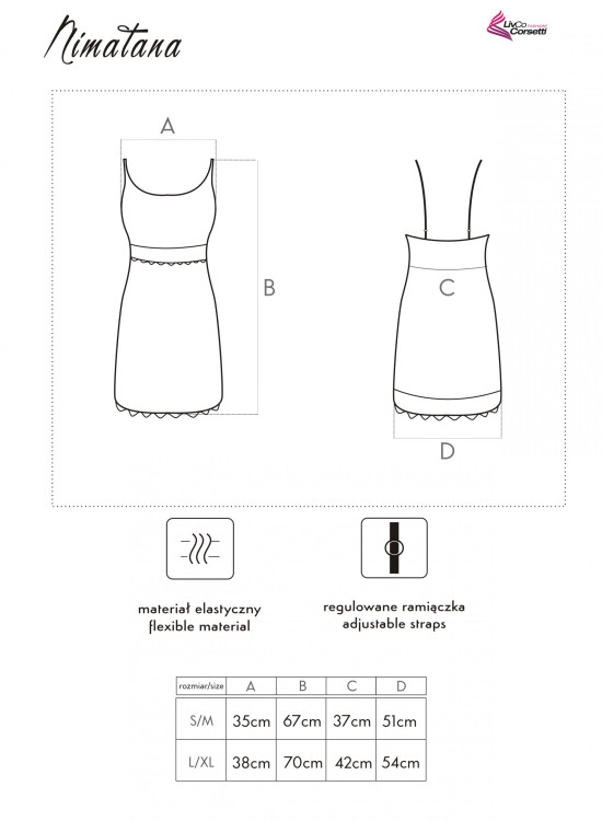 Дамска нощница в розово Nimatana-Нощници-LadyStyle.bg