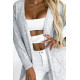 Дамска жилетка в сив цвят 486-1-Жилетки-LadyStyle.bg