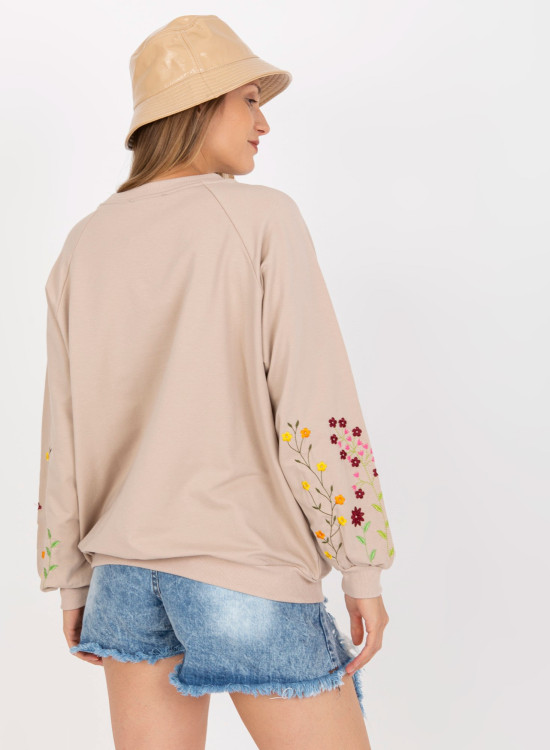 Дамска блуза в бежов цвят 8061.97-Блузи / Топове-LadyStyle.bg