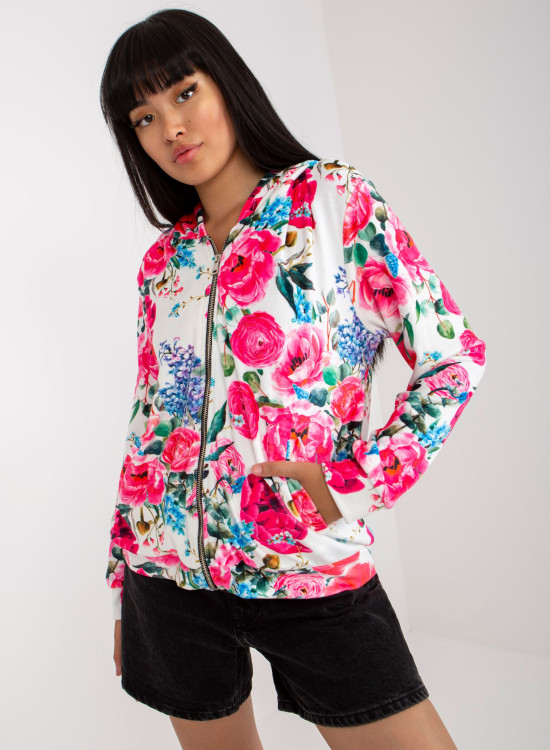 Дамски суичър на рози 8118.89-Суичъри-LadyStyle.bg
