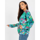 Спортна дамска блуза в зелен цвят 8124.51-Суичъри-LadyStyle.bg