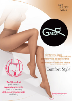 Чорапогащник в златист цвят Comfort Style Golden 20 DEN