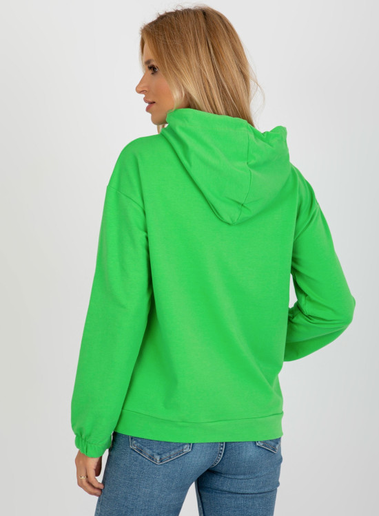 Дамски суичър в зелен цвят 8655.00P-Суичъри-LadyStyle.bg