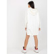 Дълъг дамски суичър в цвят екрю 335.25X-Суичъри-LadyStyle.bg
