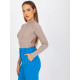 Дамска блуза с гол гръб в бежов цвят 7987.49-Блузи / Топове-LadyStyle.bg Дамска блуза с гол гръб в бежов цвят 7987.49-Блузи / Топове-LadyStyle.bg