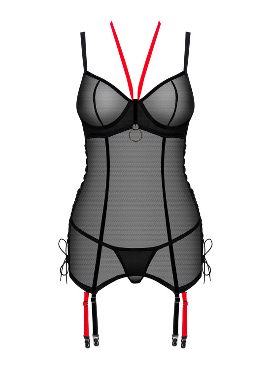 Черен секси корсет с прашки Glandez-Корсети-LadyStyle.bg Черен секси корсет с прашки Glandez-Корсети-LadyStyle.bg