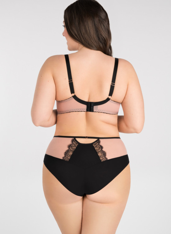 Сутиен с дантела в черен цвят K834 BLACK TO BLACK-Мека чашка-LadyStyle.bg Сутиен с дантела в черен цвят K834 BLACK TO BLACK-Мека чашка-LadyStyle.bg