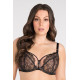 Сутиен с дантела в черен цвят K834 BLACK TO BLACK-Мека чашка-LadyStyle.bg Сутиен с дантела в черен цвят K834 BLACK TO BLACK-Мека чашка-LadyStyle.bg