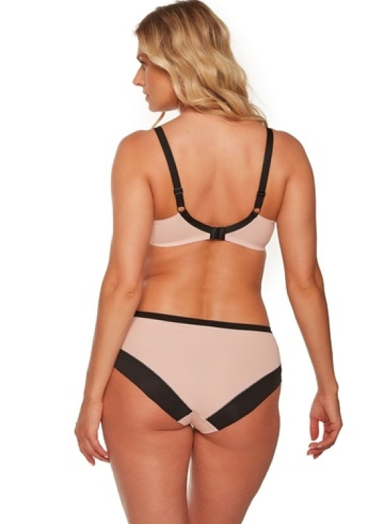 Полуподплатен сутиен в бежов цвят Leonia 1240-Полуподплатени-LadyStyle.bg