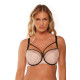 Полуподплатен сутиен в бежов цвят Leonia 1240-Полуподплатени-LadyStyle.bg