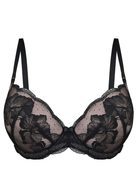 Красив push-up сутиен в черен цвят AMELIA 19202-Повдигащи-LadyStyle.bg Красив push-up сутиен в черен цвят AMELIA 19202-Повдигащи-LadyStyle.bg