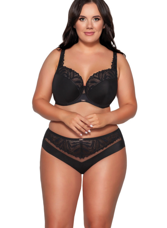Сутиен за голям бюст в черен цвят AV 2107-Големи размери-LadyStyle.bg