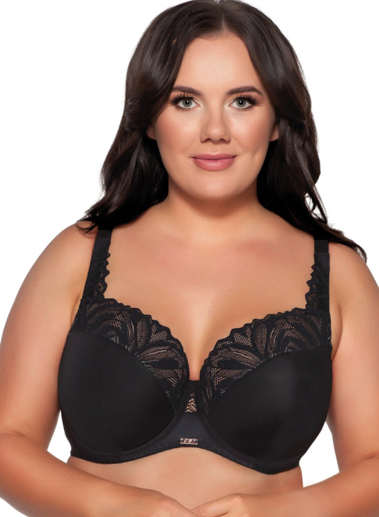 Сутиен за голям бюст в черен цвят AV 2107-Големи размери-LadyStyle.bg