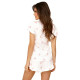Дамска пижама в цвят екрю Sweet 1/2-Пижами-LadyStyle.bg Дамска пижама в цвят екрю Sweet 1/2-Пижами-LadyStyle.bg