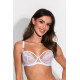 Секси сутиен с мека чашка в бял цвят AMELIA 19201-Мека чашка-LadyStyle.bg Секси сутиен с мека чашка в бял цвят AMELIA 19201-Мека чашка-LadyStyle.bg