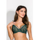 Луксозен сутиен в зелен цвят EMERALD 19214-Мека чашка-LadyStyle.bg Луксозен сутиен в зелен цвят EMERALD 19214-Мека чашка-LadyStyle.bg