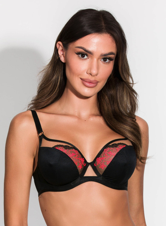 Полуподплатен сутиен в черен цвят CALYPSO 19208-Полуподплатени-LadyStyle.bg Полуподплатен сутиен в черен цвят CALYPSO 19208-Полуподплатени-LadyStyle.bg