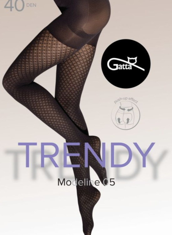 Фигурален дамски чорапогащник в черен цвят MODELINE 40 DEN-Чорапогащи-LadyStyle.bg Фигурален дамски чорапогащник в черен цвят MODELINE 40 DEN-Чорапогащи-LadyStyle.bg