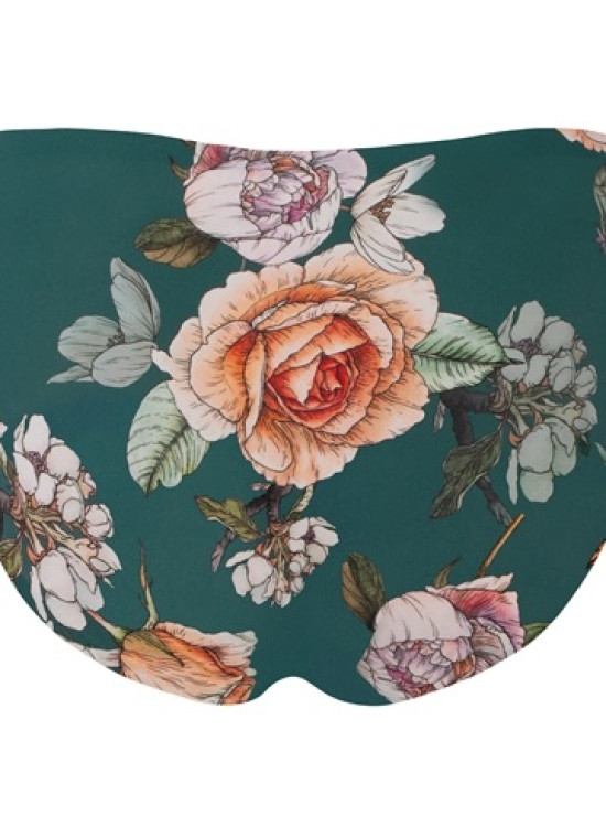 Безшевни бикини с цветен принт в зелено Tea Rose-Бикини-LadyStyle.bg Безшевни бикини с цветен принт в зелено Tea Rose-Бикини-LadyStyle.bg