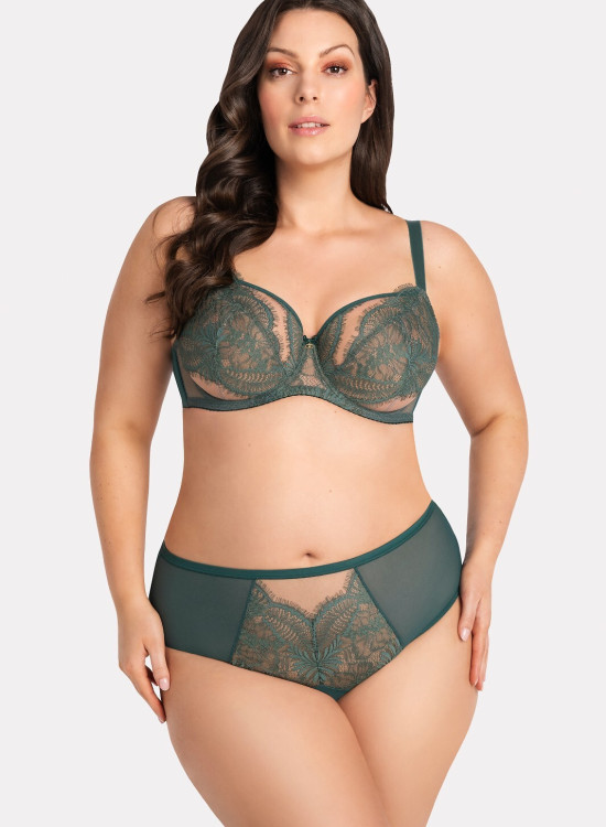 Чувствен сутиен със зелена дантела Melisa K870-Сутиени-LadyStyle.bg
