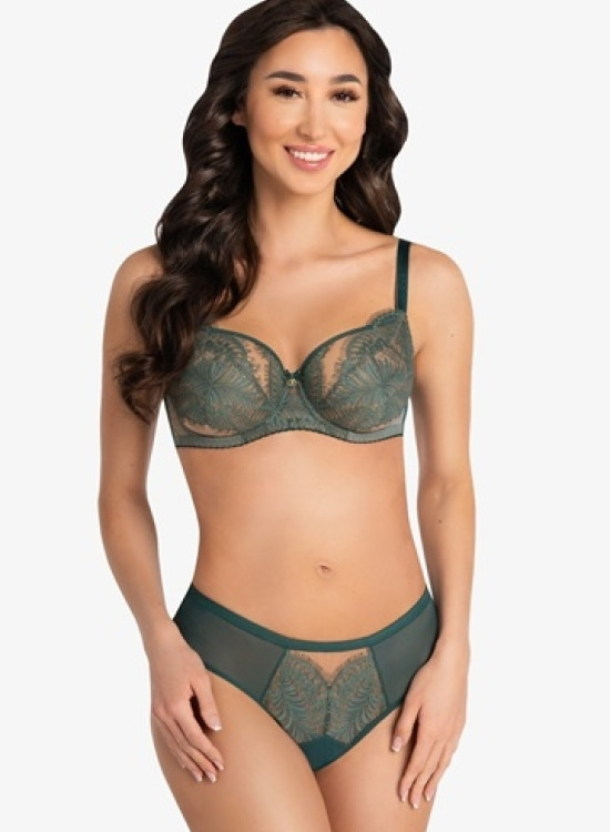 Чувствен сутиен със зелена дантела Melisa K870-Сутиени-LadyStyle.bg