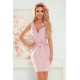 Елегантна рокля в светлорозово 380-2-Къси рокли-LadyStyle.bg