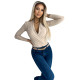 Дамско боди в бежов цвят 375-7-Блузи / Топове-LadyStyle.bg Дамско боди в бежов цвят 375-7-Блузи / Топове-LadyStyle.bg