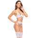 Луксозно секси бельо от три части Rose white-Комплекти-LadyStyle.bg Луксозно секси бельо от три части Rose white-Комплекти-LadyStyle.bg