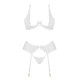 Луксозно секси бельо от три части Rose white-Комплекти-LadyStyle.bg Луксозно секси бельо от три части Rose white-Комплекти-LadyStyle.bg