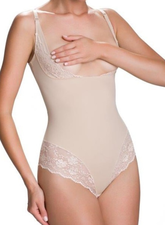 Моделиращо боди с открито деколте в бежово Vanilia-Моделиращо-LadyStyle.bg Моделиращо боди с открито деколте в бежово Vanilia-Моделиращо-LadyStyle.bg